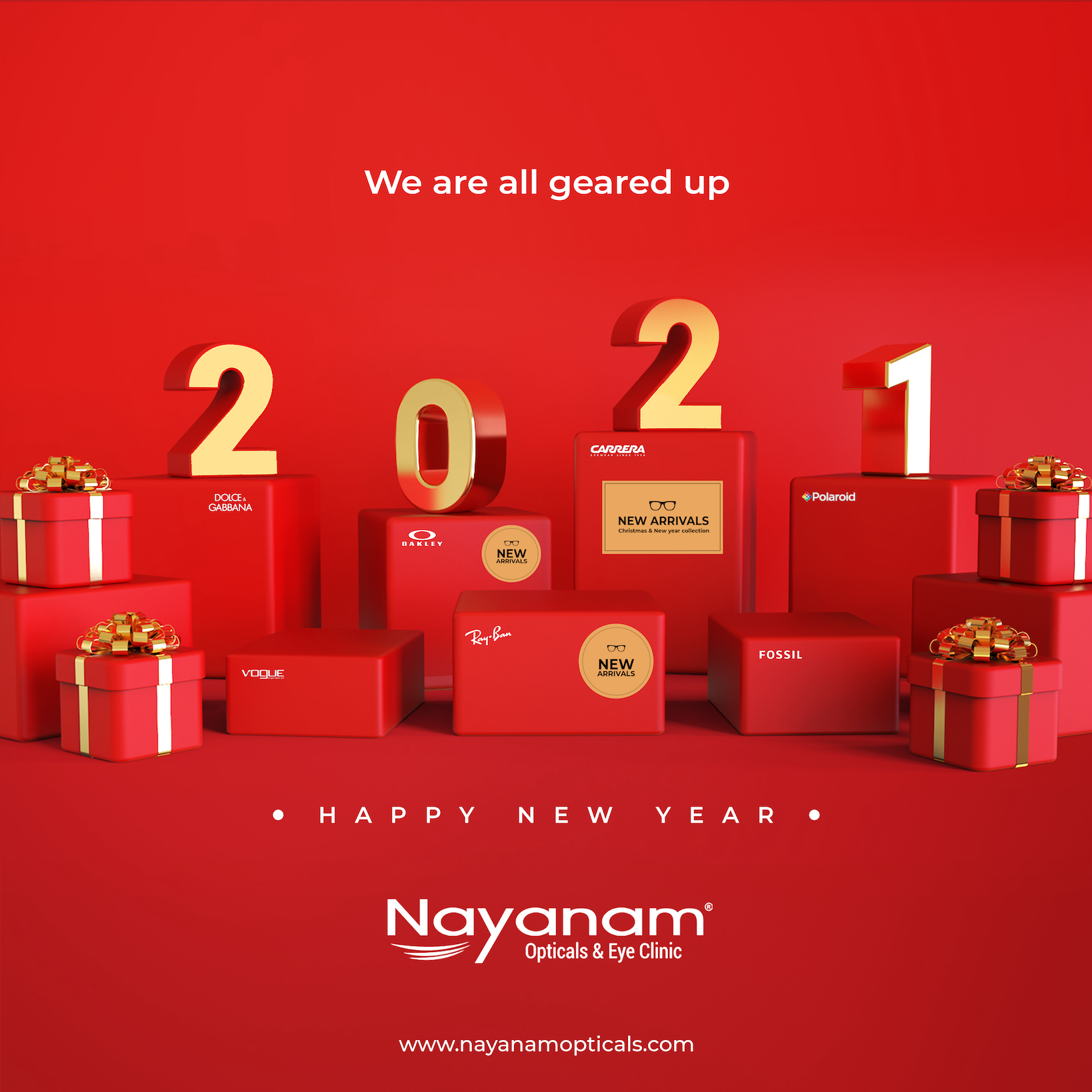 New Year Wishes From Nayanam Opticals & Team
