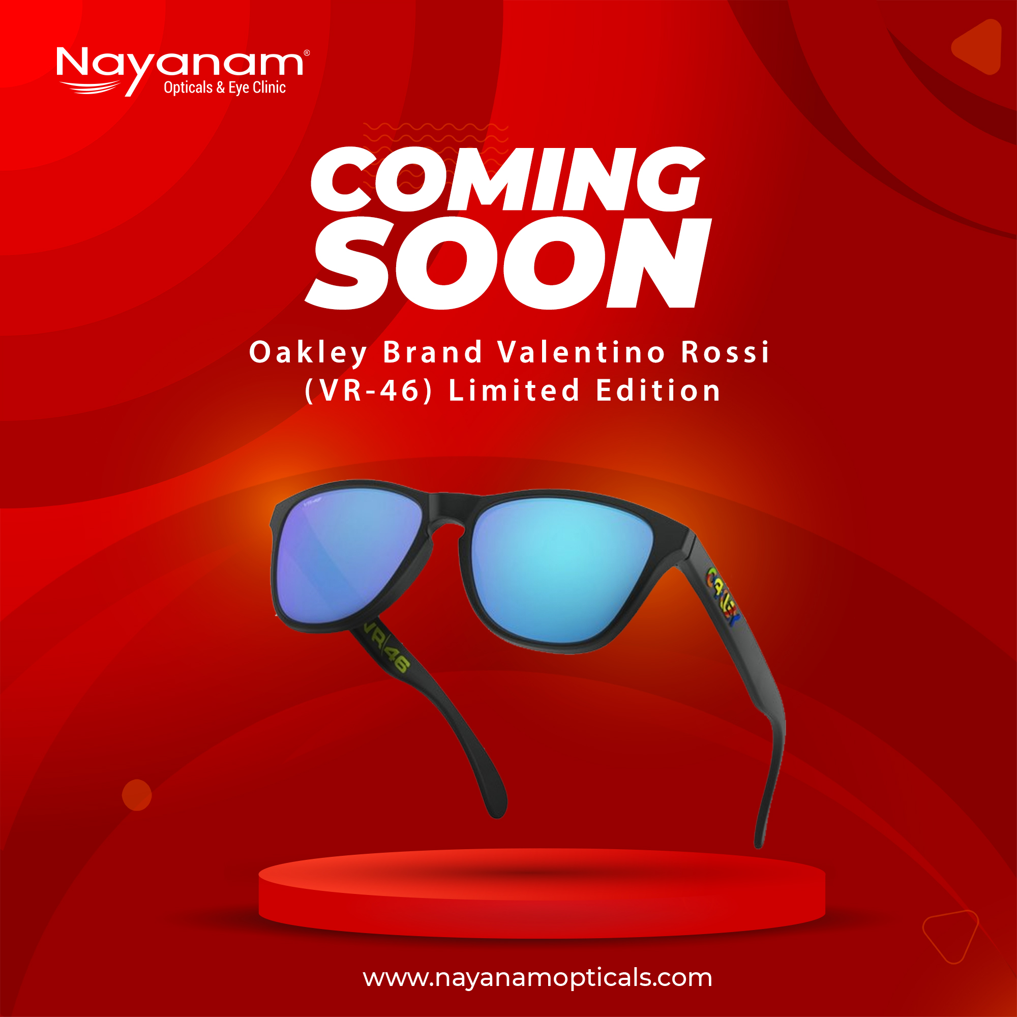 Valentino Rossi s Special Edition Sunglasses in partnership with Oakley