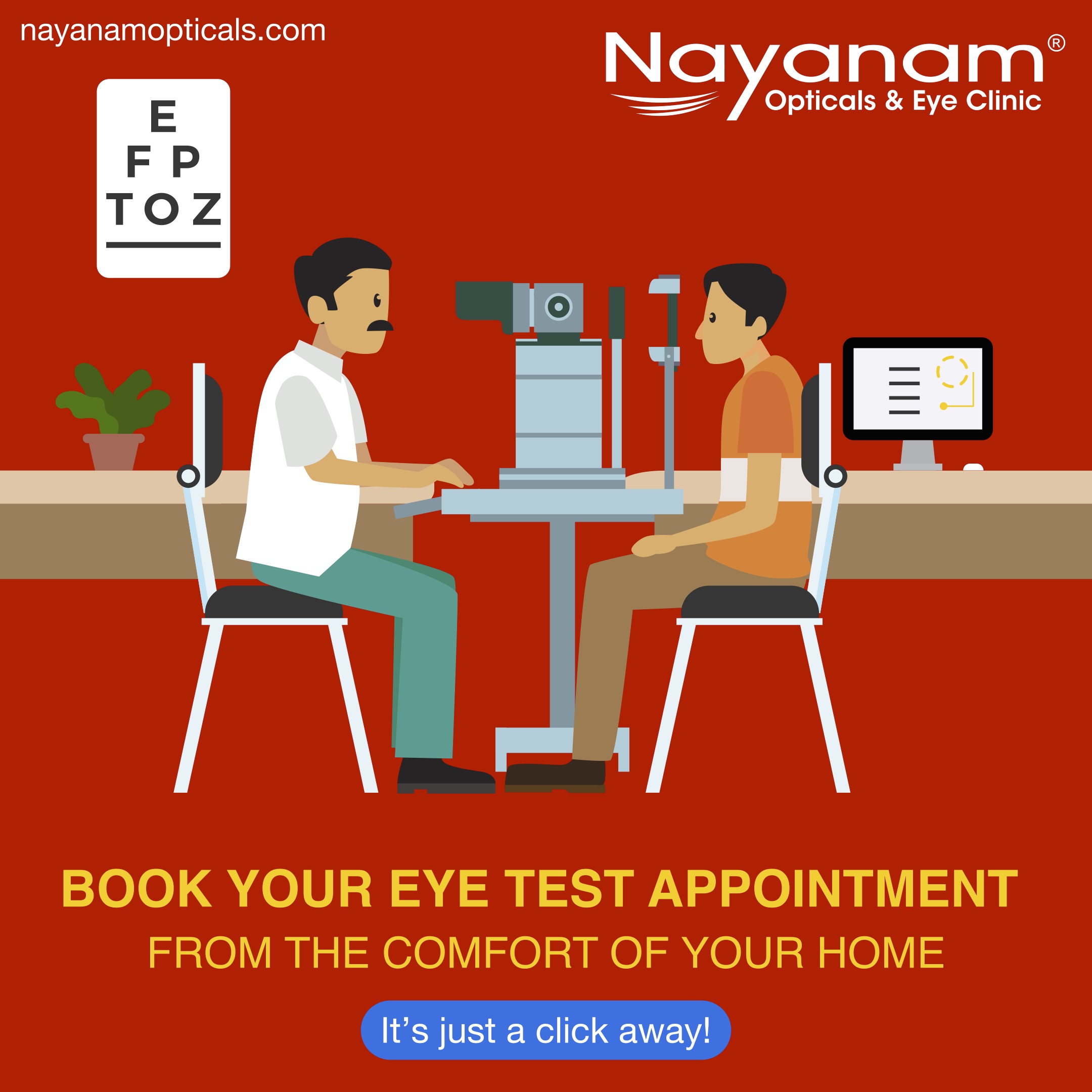 Book Appointment With Nayanam Optical Centre