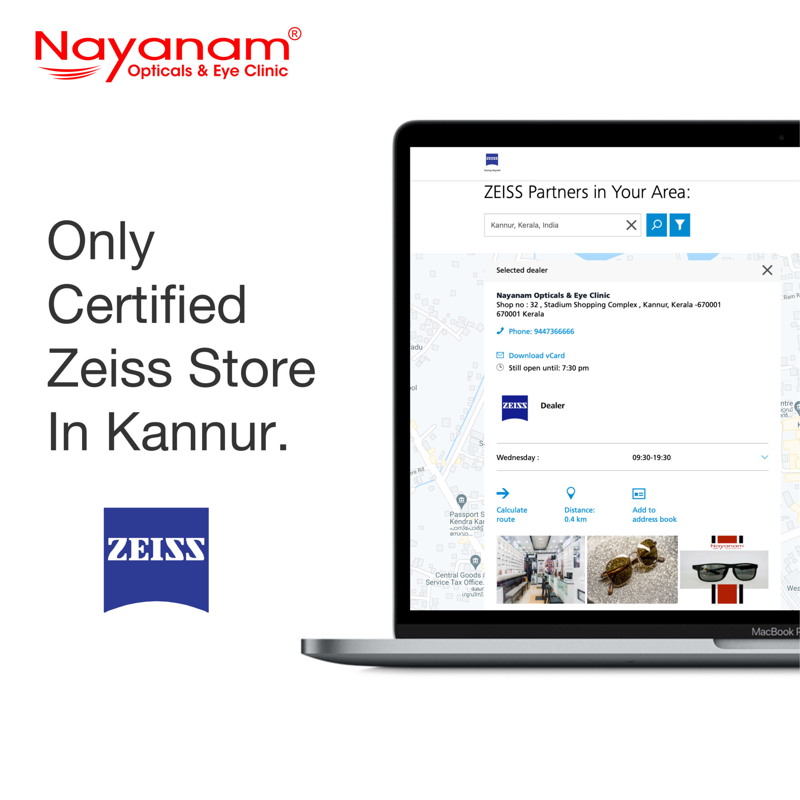Certified Zeiss Store In Kannur